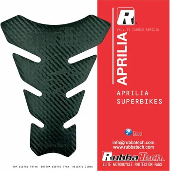 Polep vozidla Rubbatech Tankpad ST Carbon Aprilia Superbikes