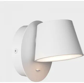 Nástěnné svítidlo KOHL-Lighting BOT nástěnné svítidlo pr. 117 mm bílá 6 W CRI 80 3000K Non-Dimm