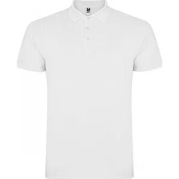 Pánské tričko Polokošile ROLY STAR, barva bílá, velikost 2XL
