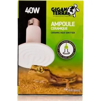 Topení do terária GiganTerra Keramický tepelný zářič 40W
