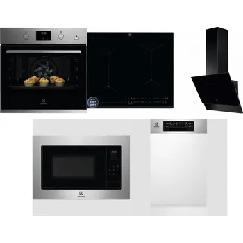 Set domácích spotřebičů ELECTROLUX KODGH70TX + ELECTROLUX EIS62449 + ELECTROLUX LFV616K + ELECTROLUX EMS4253TEX + ELECTROLUX EEM43300IX