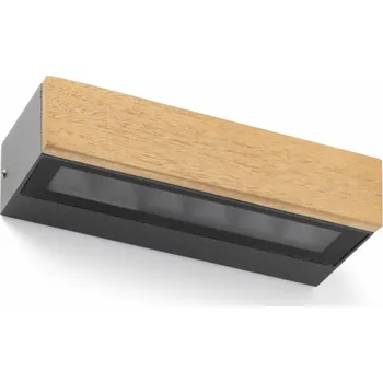 Osvětlení FARO DORO 220 dřevěná nástěnná lampa