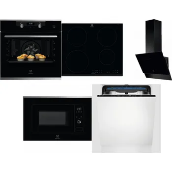 Set domácích spotřebičů ELECTROLUX KODEH70X + ELECTROLUX LIR60430 + ELECTROLUX LFV616K + ELECTROLUX LMS2203EMX + ELECTROLUX EES48200L