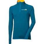 Pánská funkční mikina PROGRESS Torez Zip Merino modrá Velikost: L