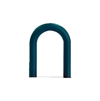 Visací zámek Nylonové bezpečnostní zámky s 38 mm okem, bílá, 6 ks