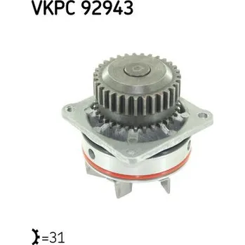 Chladič motoru Vodní čerpadlo, chlazení motoru SKF VKPC 92943