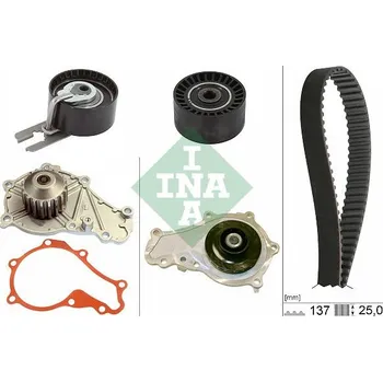 Vodní pumpa + sada ozubeného rozvodového řemene Schaeffler INA 530 0632 30