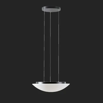 OSMONT AUR67438 AURA LE5 závěsné skleněné svítidlo černá / bílá IP40 3000 K 27W LED DALI