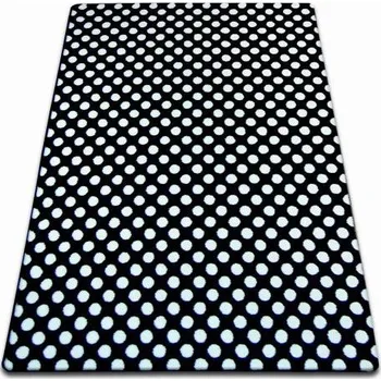 Koberec Eoshop Koberec SKETCH - F764 černá / krém - tečky (Velikost: 160x220 cm)
