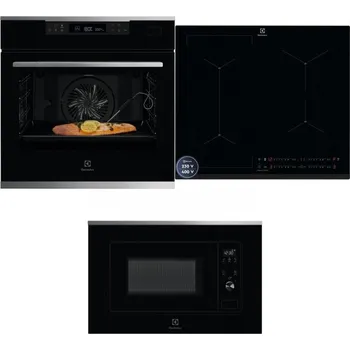 Set domácích spotřebičů ELECTROLUX KOBCS31X + ELECTROLUX EIS62449 + ELECTROLUX LMS2203EMX