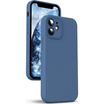 Silikonový kryt pro iPhone 12 - Modrý