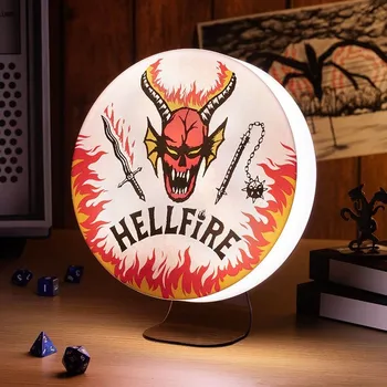 Lampička Stranger hings - lampička Hellfire Club Logo 20 cm