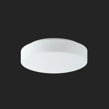 Osvětlení OSMONT ELS68064 ELSA 3 stropní/nástěnné skleněné svítidlo bílá IP44 3000 K 14W LED nouzové kombinované 3 h