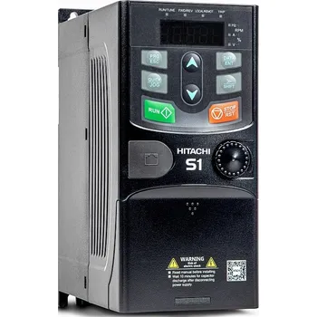 Měnič napětí HITACHI S1, měnič frekvence 2.2 kW, typ S1-00130SFE, napájení 1 fáze