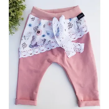 Kulišárny - tepláčky Buterfly s krajkou 92