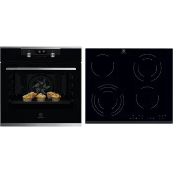Set domácích spotřebičů ELECTROLUX KODDP77X + ELECTROLUX EHF6343FOK