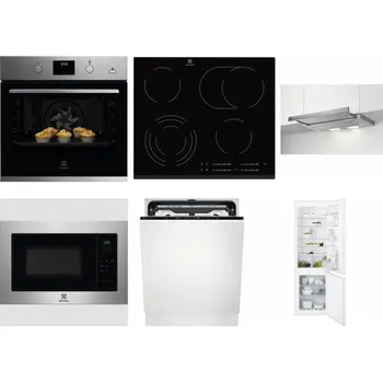 Set domácích spotřebičů ELECTROLUX KODGH70TX + ELECTROLUX EHF6547FXK + ELECTROLUX LFP326S + ELECTROLUX EMS4253TEX + ELECTROLUX EEM69410L + ELECTROLUX ENT6TF18S
