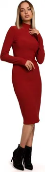 Dámské šaty Moe M542 cihlově červené XL