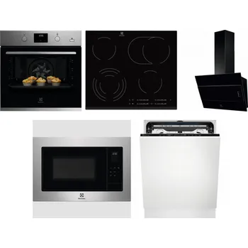 Set domácích spotřebičů ELECTROLUX KODGH70TX + ELECTROLUX EHF6547FXK + ELECTROLUX LFV316K + ELECTROLUX EMS4253TEX + ELECTROLUX EEM69410L