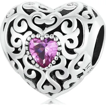 Přívěsek Elenys stříbrný přívěsek Vintage srdce