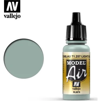 Modelářská barva Vallejo Model Air: Light Blue RLM76 17ml - airbrush barva na modely