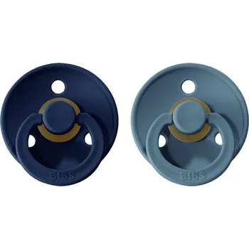 dudlíky Bibs Colour dudlíky z kaučuku 2 ks - Deep Space / Petrol Velikost 1 ( 0 - 6 měsíců)
