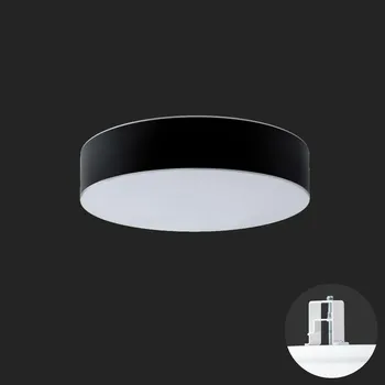 Koupelnové svítidlo OSMONT ERI67162 ERIS CV4 stropní/nástěnné skleněné polovestavné svítidlo bílá / bílo - černá IP44 3000 K 35W LED DALI