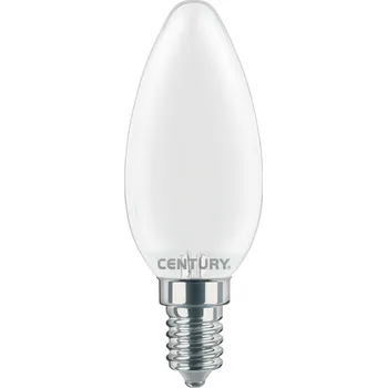Žárovka CENTURY LED FILAMENT SVÍČKA SATÉN 6W E14 4000K 806Lm 360d 35x97mm IP20 CEN INSM1-061440