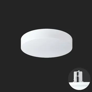 Koupelnové svítidlo OSMONT DEL65087 DELIA V1 stropní/nástěnné plastové polovestavné svítidlo bílá IP44 3000 K 14W LED HF nouzové kombinované 3 h