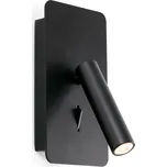 FARO SUAU LED nástěnná lampa, černá