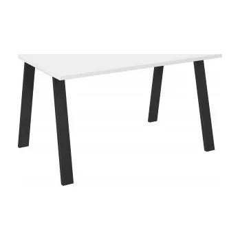 Jídelní stůl MOB Kermit 138x90 (bílá) (pro 46 osob)