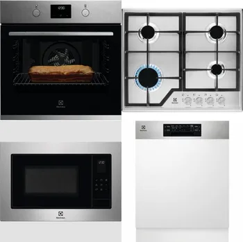 Set domácích spotřebičů ELECTROLUX KOFGH70TX + ELECTROLUX KGS6426SX + ELECTROLUX EMS4253TEX + ELECTROLUX EEM48300IX