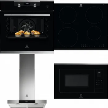 Set domácích spotřebičů ELECTROLUX KODEH70X + ELECTROLUX LIR60430 + ELECTROLUX LFT426X + ELECTROLUX LMS4253TMX