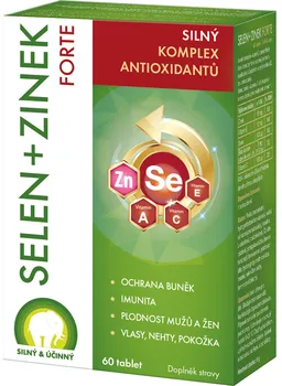 SWISS MED Pharmaceuticals Selen + Zinek Forte 60 tbl.