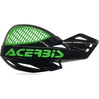 Motocyklový chránič chrániče páček ACERBIS Uniko Vented černá/zelená
