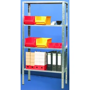 Dílenský regál N744P1 Kovový policový regál pozink Provedení dle popisu