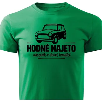 Pánské tričko Pánské tričko Hodně najeto, ale stále v dobré kondici Barva: Zelená, Velikost: S