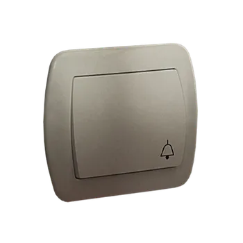 vypínač KONTAKT SIMON Zvonkové tlačítko stříbrné