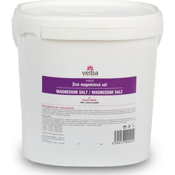 Koupelová sůl Velba Živá magnéziová sůl 5,5 l