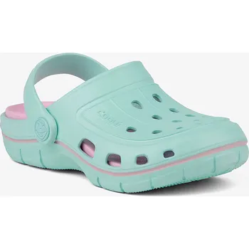 Dívčí pantofle COQUI Nazouváky Jumper 6353 Lt. mint/Pink Velikost: 32/33