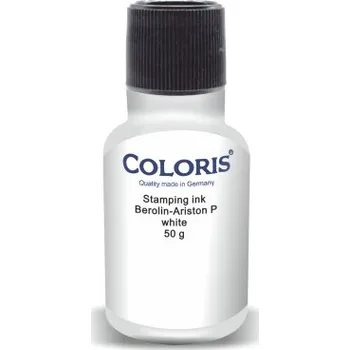 Razítková poduška Speciální razítková barva COLORIS Berolin Ariston P na přírodní tkaniny Barva: Bílá, Velikost balení: 15 g