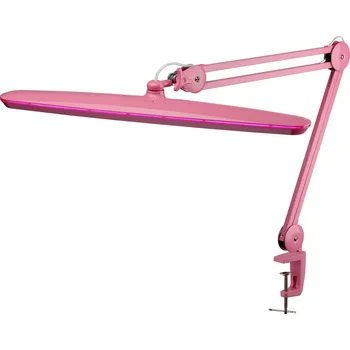 Stojací lampa Růžová stolní kosmetická lampa LED - IB-9503 s regulací jasu