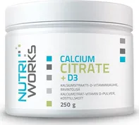 Nutriworks Calcium Citrate + D3 250 g 