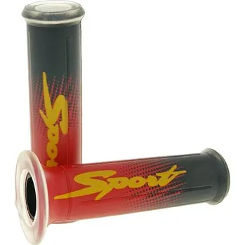 Motocyklový chránič Vparts Gripy Sport průhledná červená VC21583