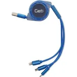 Geti microUSB/USB-C 1,1 m modrý