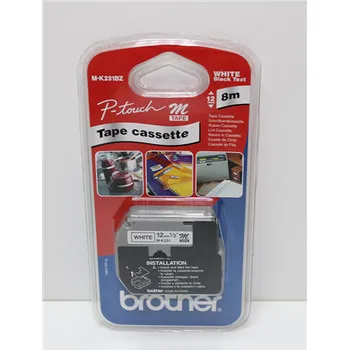 Pásek do tiskárny Páska Brother MK-231BZ (Černý tisk/bílý podklad)