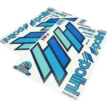 Samolepicí dekorace na vozidlo Sada samolepek Polini replica DIN-A2, na světlý podklad P.10189