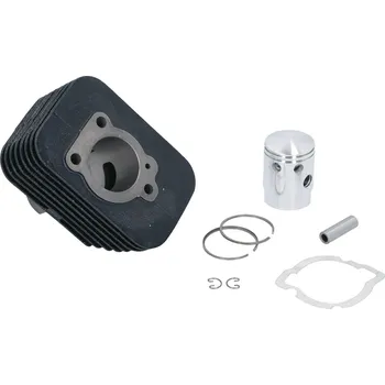Válec motoru Válec DR 50ccm 38.4mm, 10mm pístní čep, Piaggio Boss, Bravo, Ciao, Grillo, Si DR-KT00005