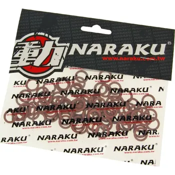 Těsnění pro motocykl Sada fíbrových těsnění Naraku 8x12x1mm 100ks NK150.52-100