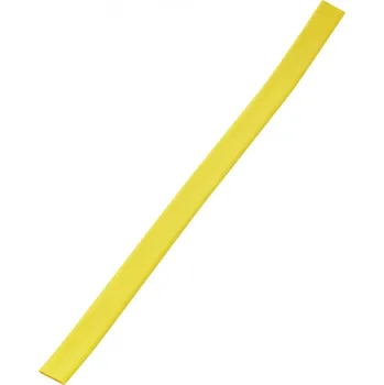 TRU COMPONENTS 1567326 smršťovací bužírka bez lepidla žlutá 3 mm 1 mm Poměr smrštění:3:1 metrové zboží
